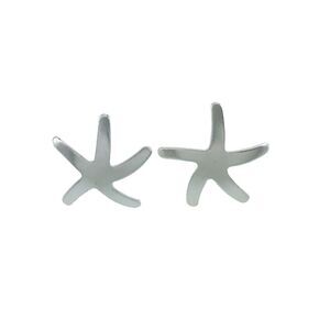 Vintage Sterling Silver 925 Sea Life Star Fish Post Stud Earrings
